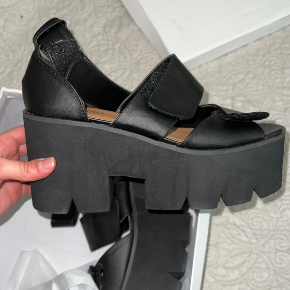 Platform shoes new with box
